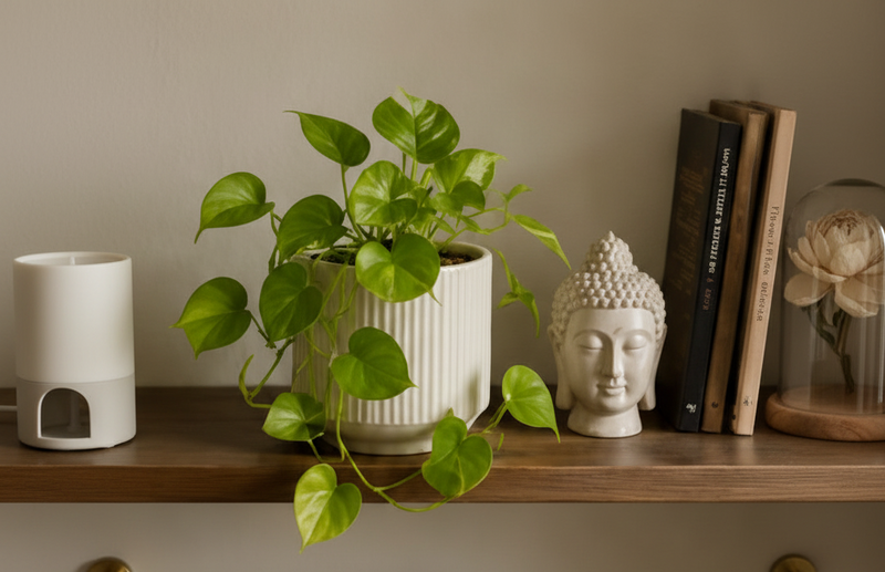 Plant in its new home