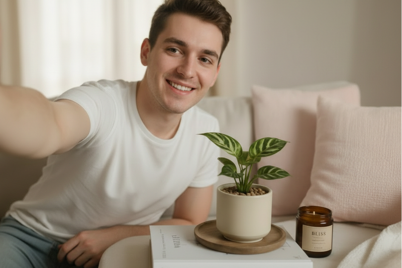 Plant in its new home