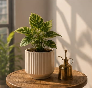 Plant in its new home